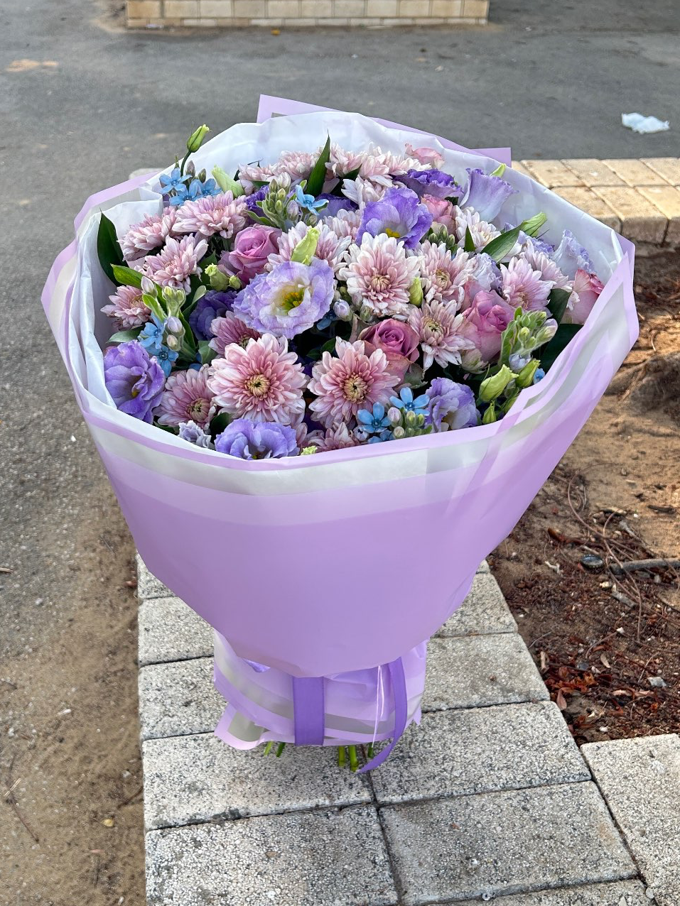 זר סגול 280₪