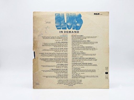 תקליט ---Elvis Presley – Elvis In Demand