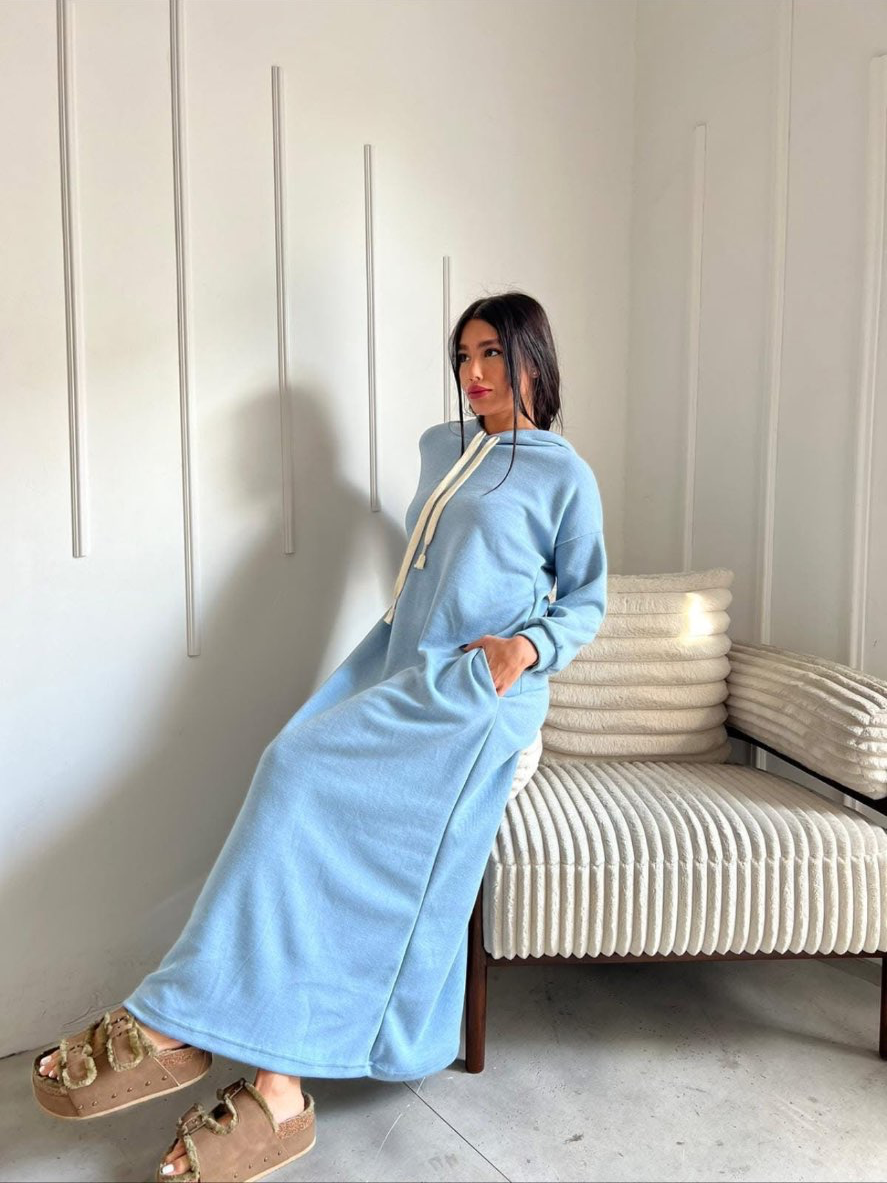 שמלת פוטר תכלת 