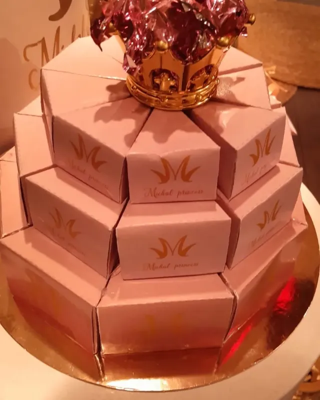 עיצוב עוגה מזכרת מבת מצוה