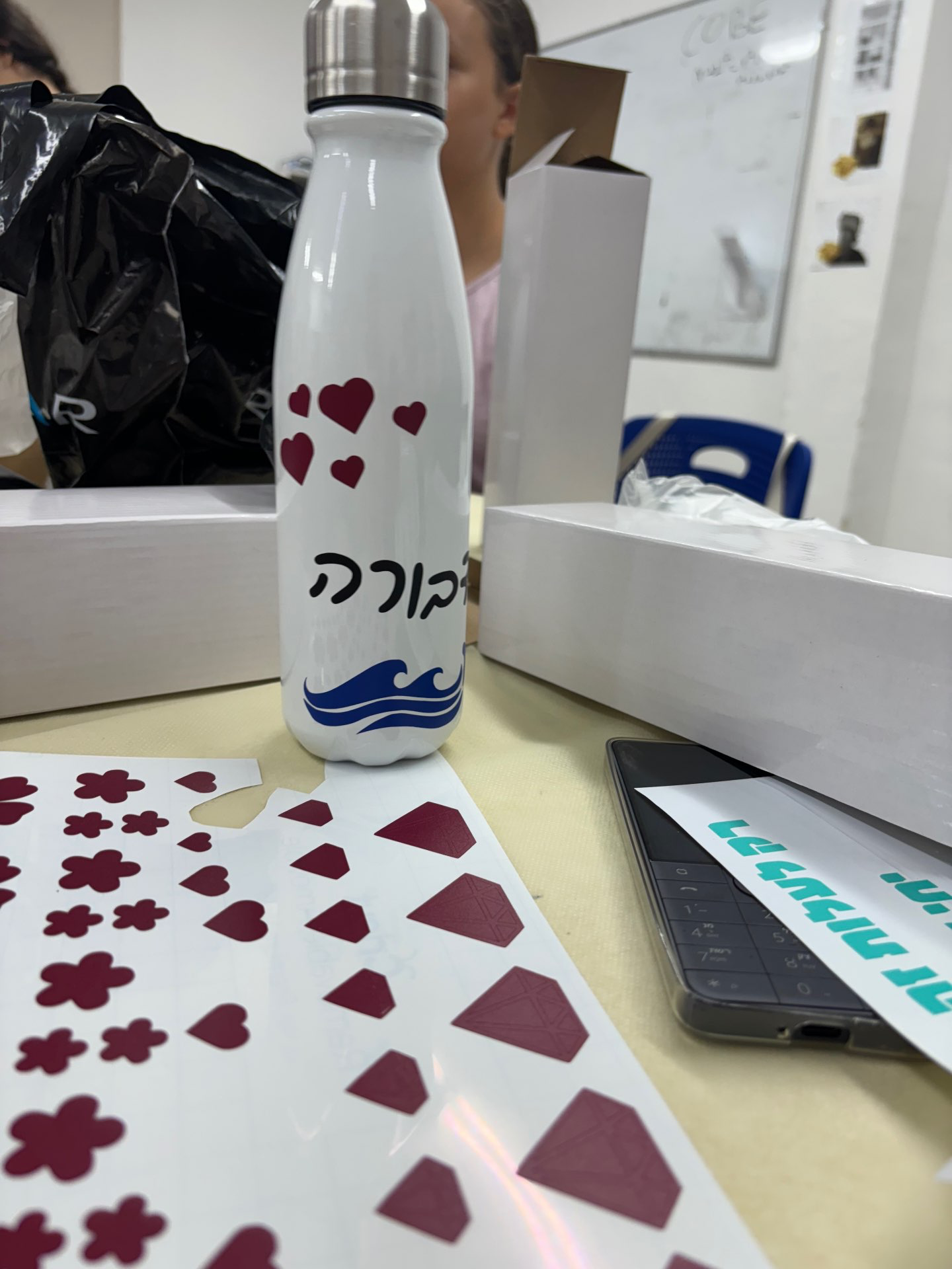 בקבוק מים בעצוב אישי