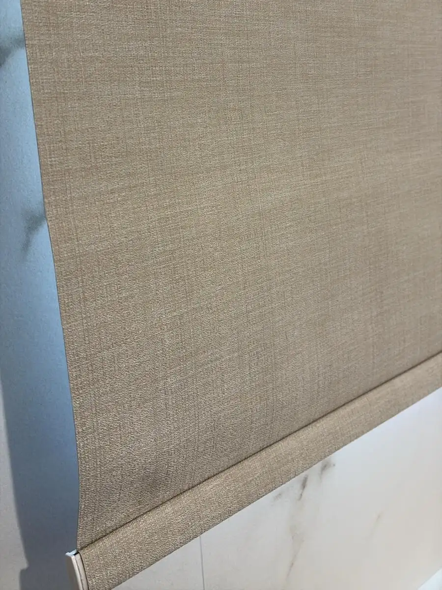 ווילונות גלילה דמוי פשתן 100% הצללה