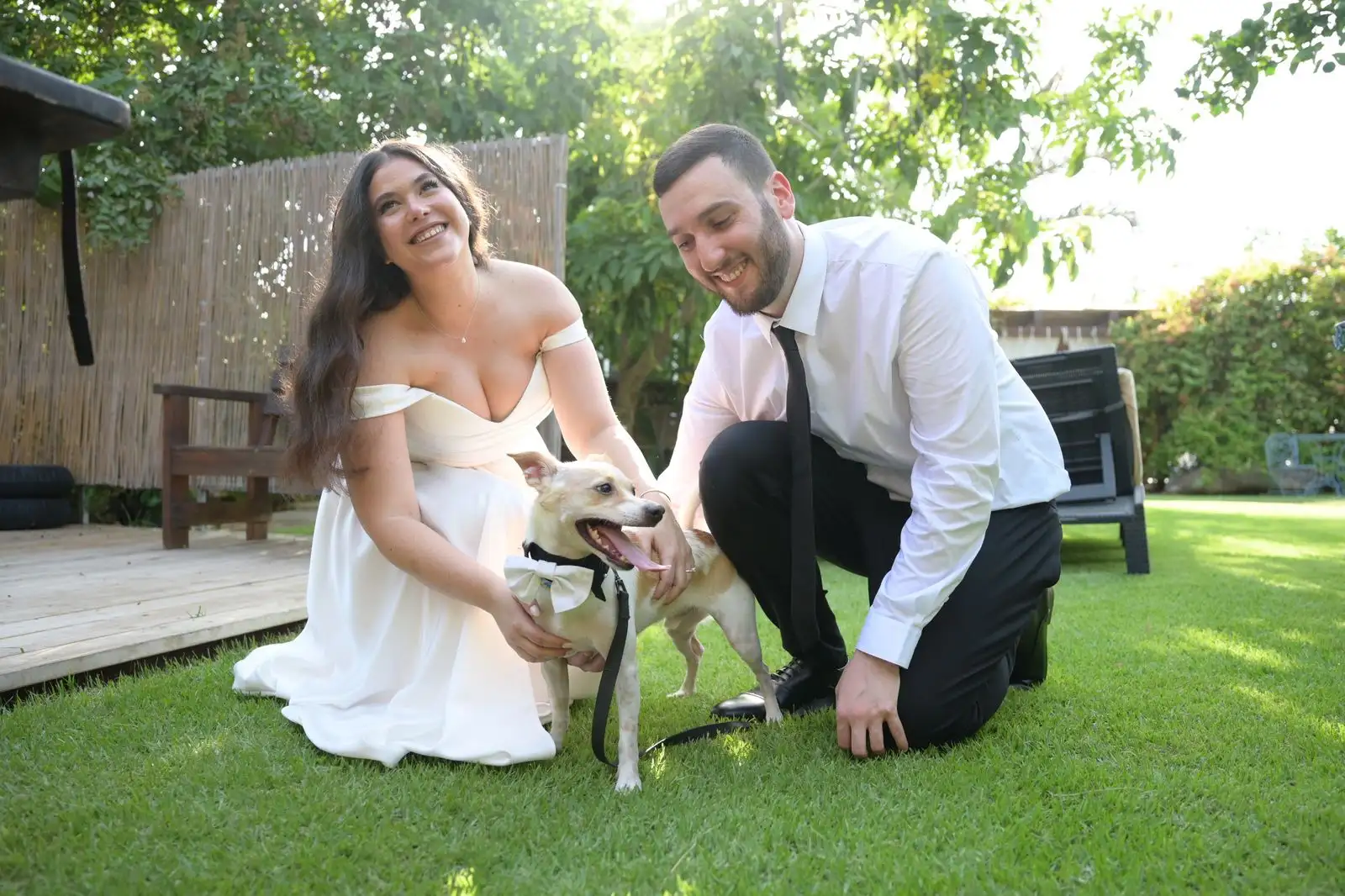 ליווי הכלב לצילומים, קבלת פנים וחופה, וליווי יום מלא לאירועים מיוחדים