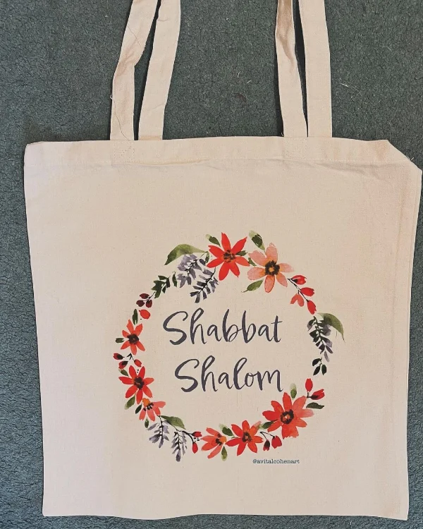 Shabbat tote bag