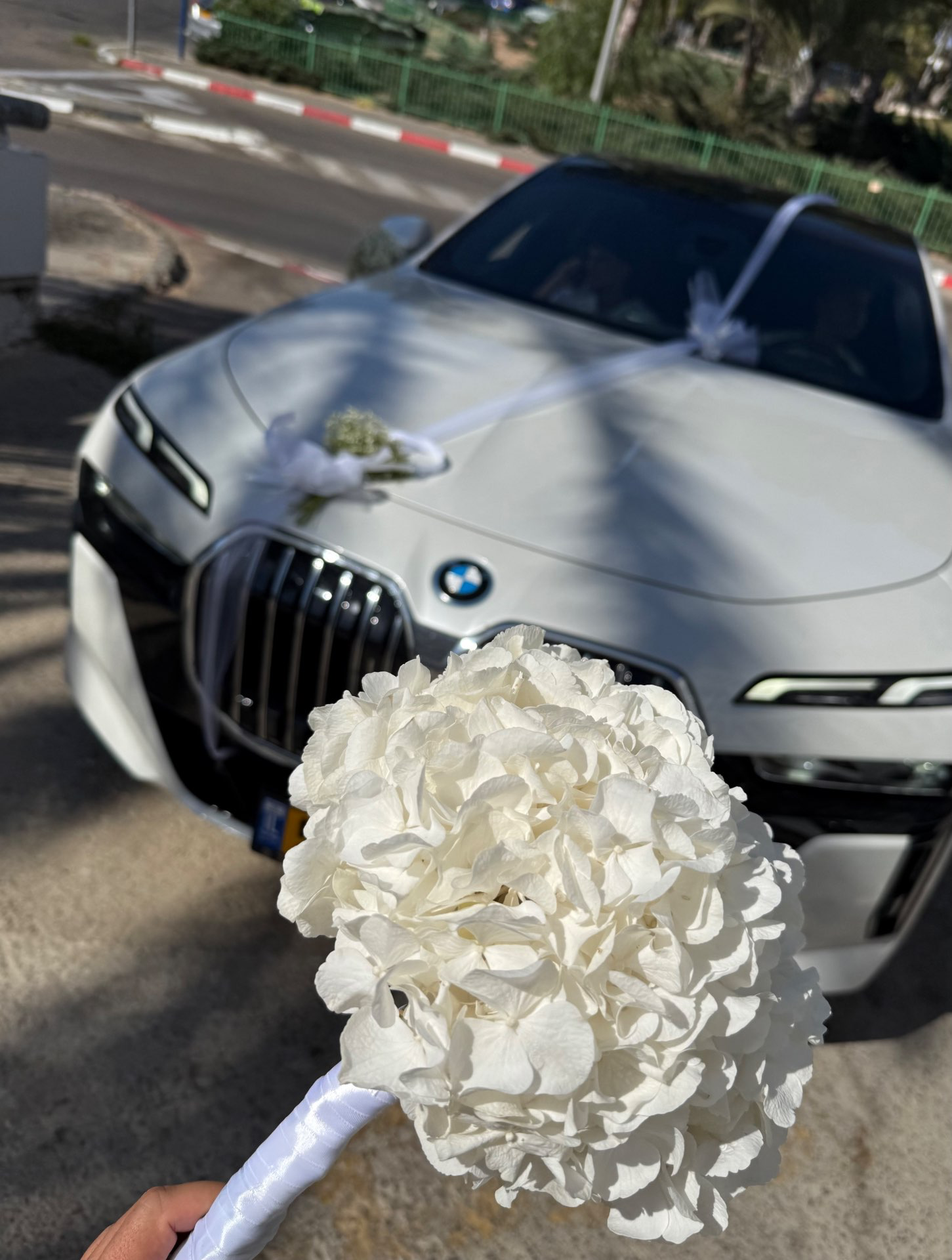 זר כלה | קישוט רכב