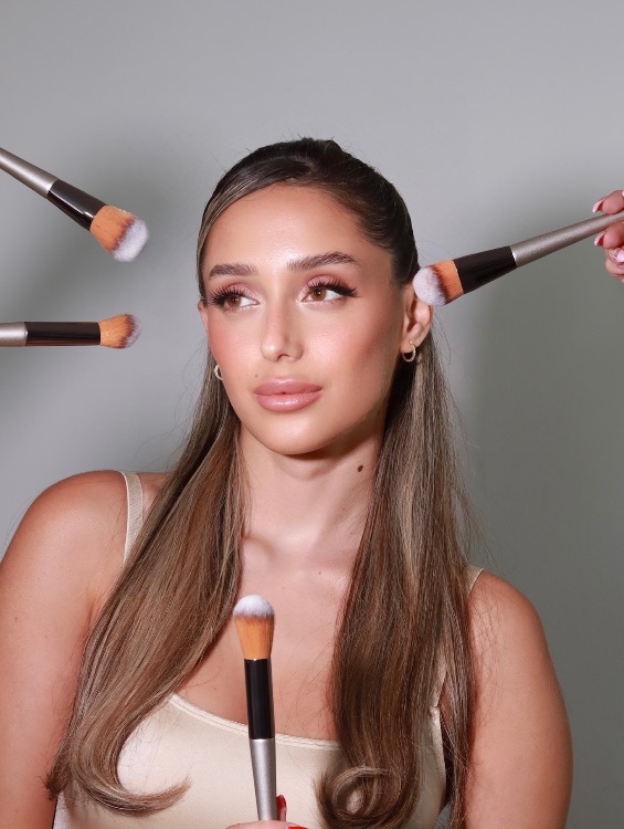 סט 4 מברשות לאיפור