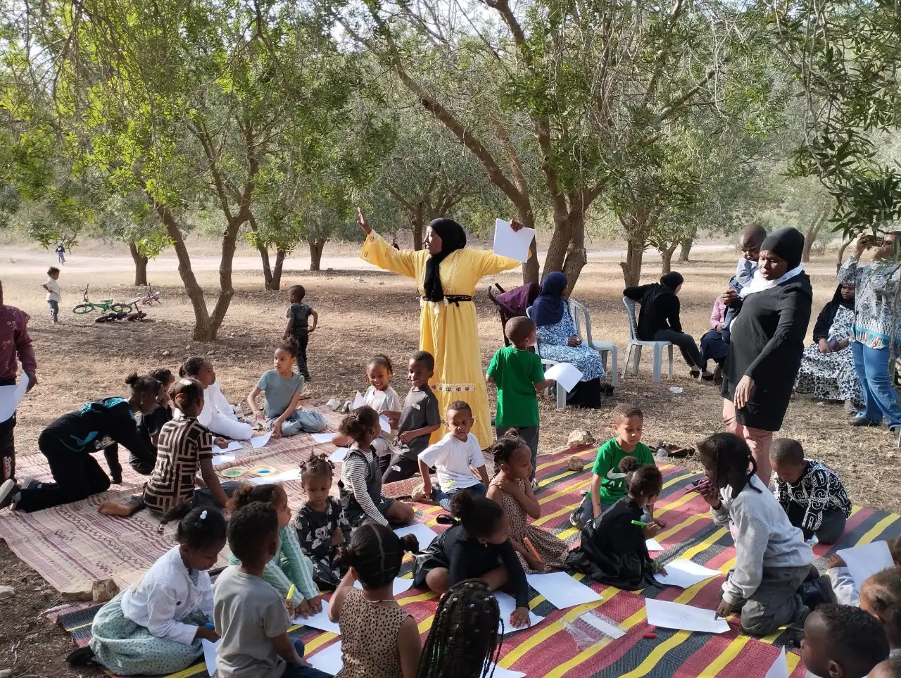 יום כדור הארץ עם משפחות בקיבוץ גאלון
