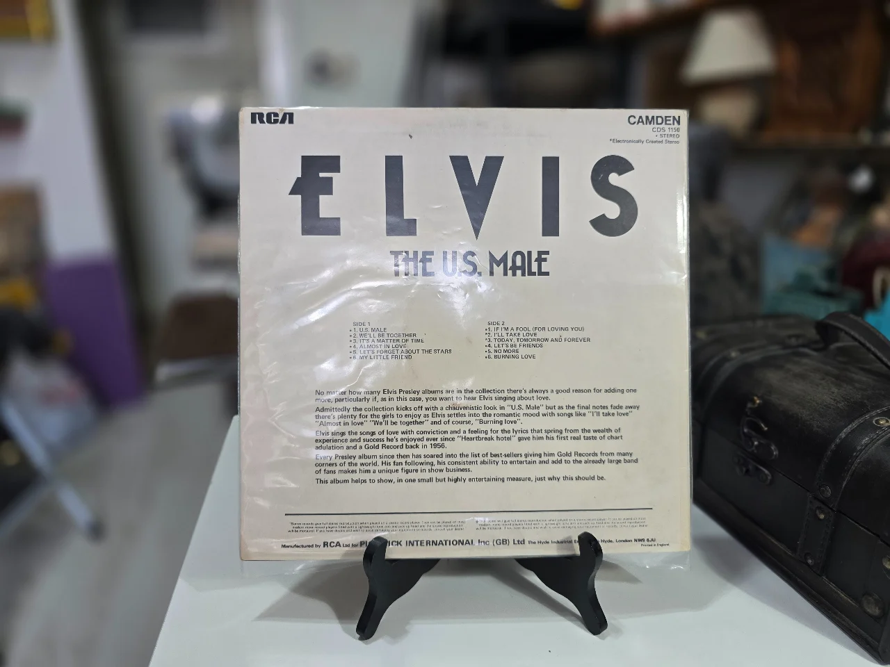Elvis Presley - Elvis The U.S. Male - Camden - CDS1150 - UK - 1975 - Stereo - VG