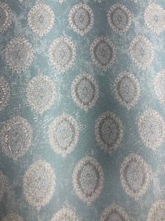 ז׳קארד דגם יהלום צבע טורקיז