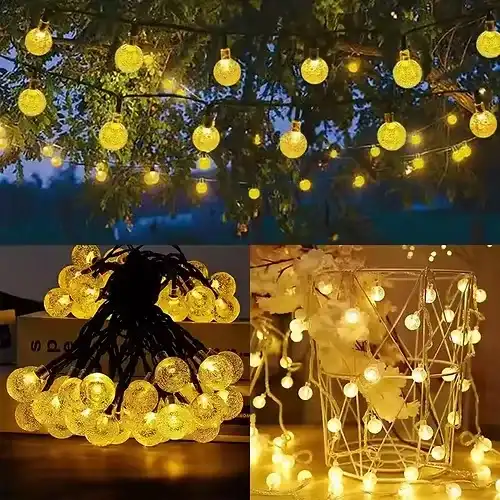 גרילנדת כדורי אור חם