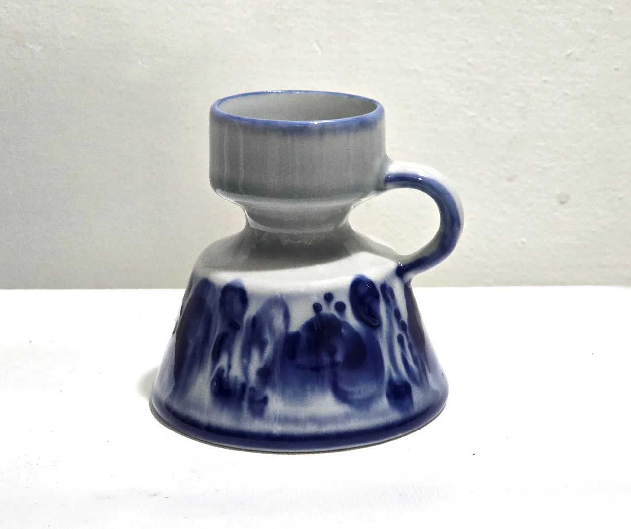 לפיד ערבסק פמוט קטן10 ס'מ גובה חתום בתחתית