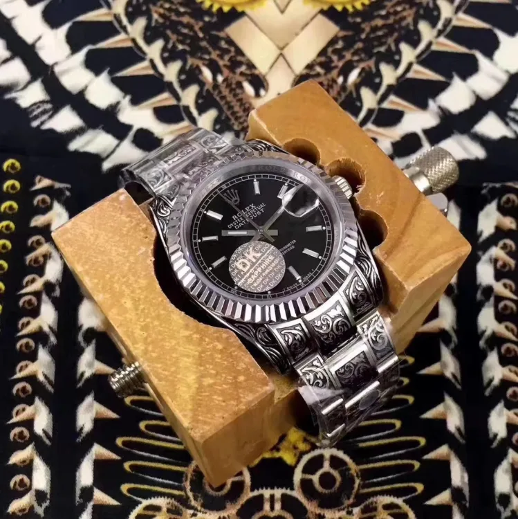 Rolex Engraved Tattoo Handmade model