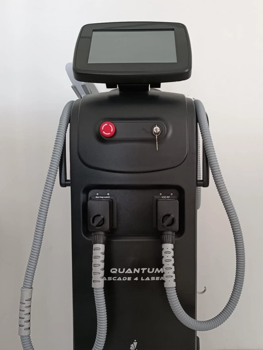 מכשיר קוואנטום קסקד- 4 טכנולוגות לייזר + מכשיר גלי רדיו RF