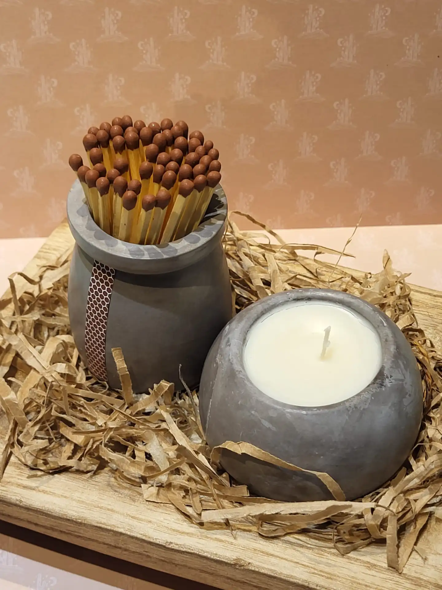 נרות טבעיים בגדלים שונים