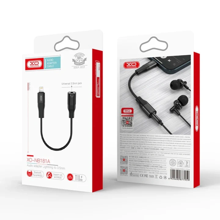 מתאם LIGHITNG לכניסת AUX לאייפון