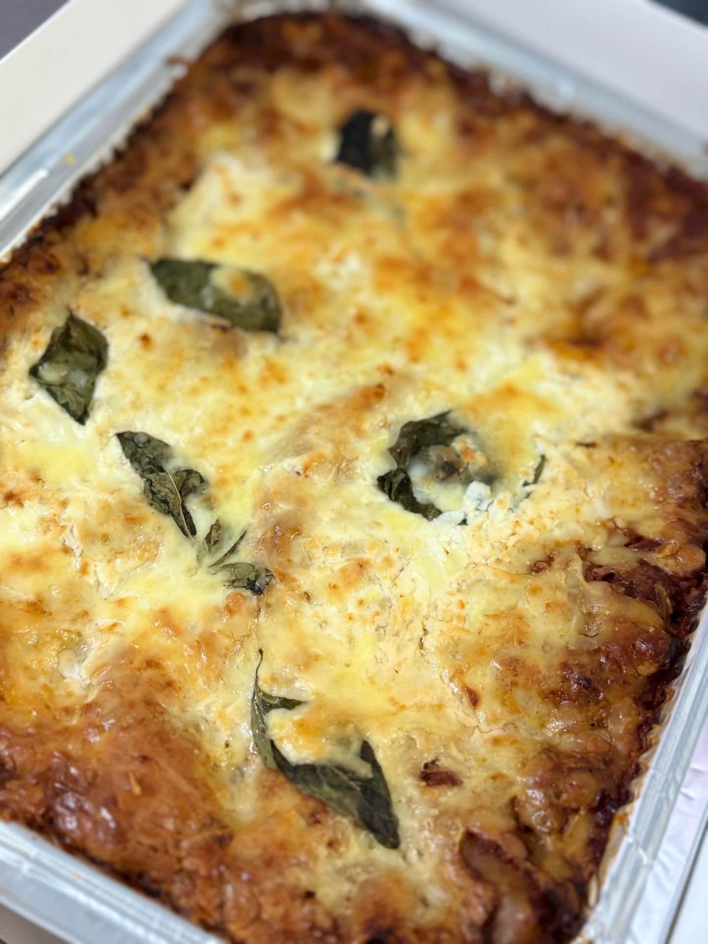 לזניה גבינית