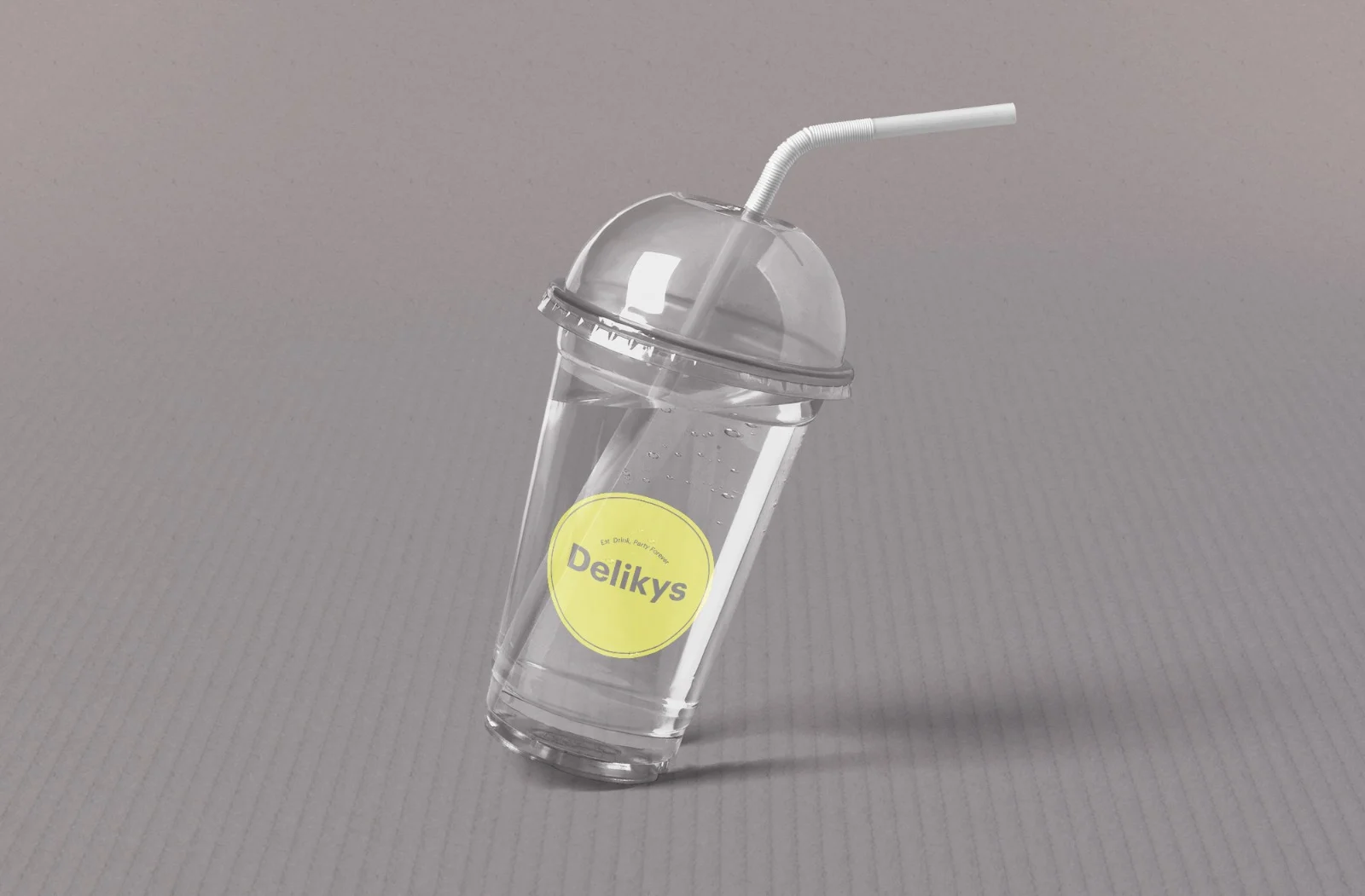 כוס קריסטל ממותג 12 oz