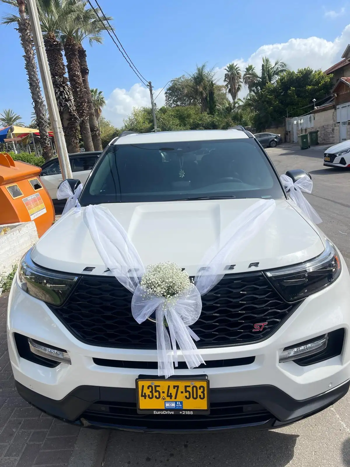 קישוטי חתונה לרכב 