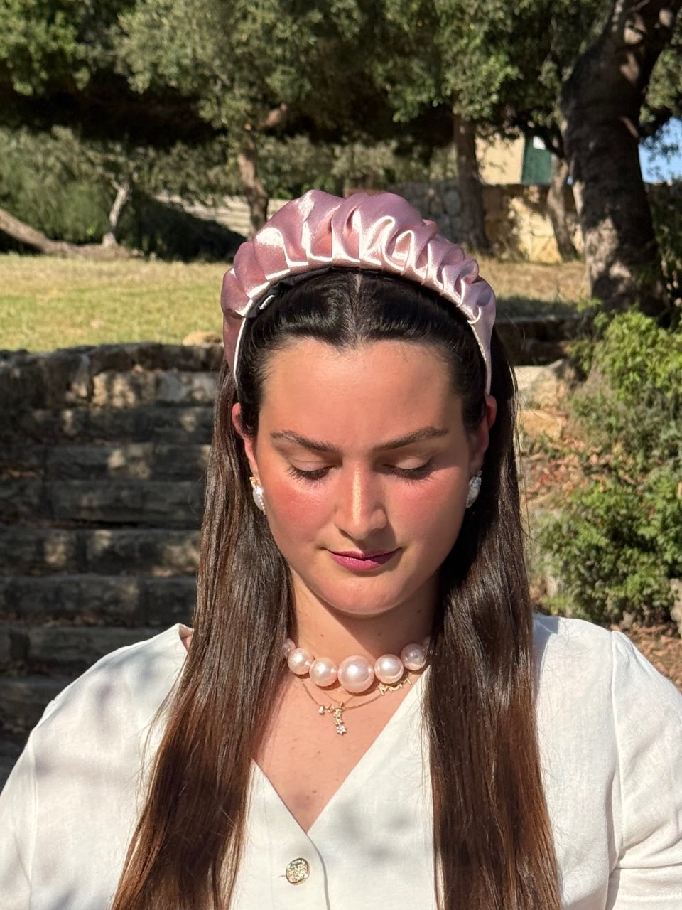 קשת סאטן-ורוד