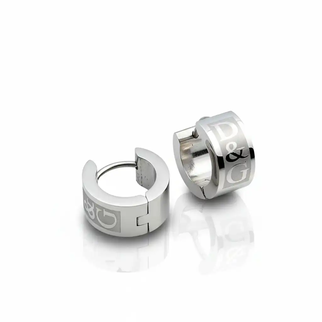 עגילים לגבר מתכת רפואי סטניסטיל