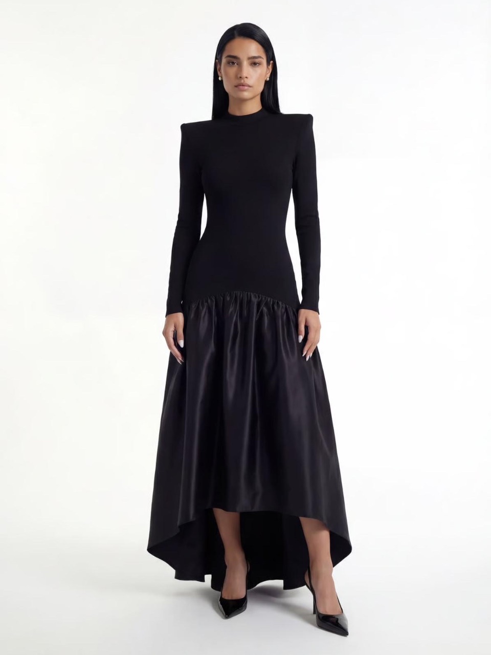 שמלת קלריס שחור