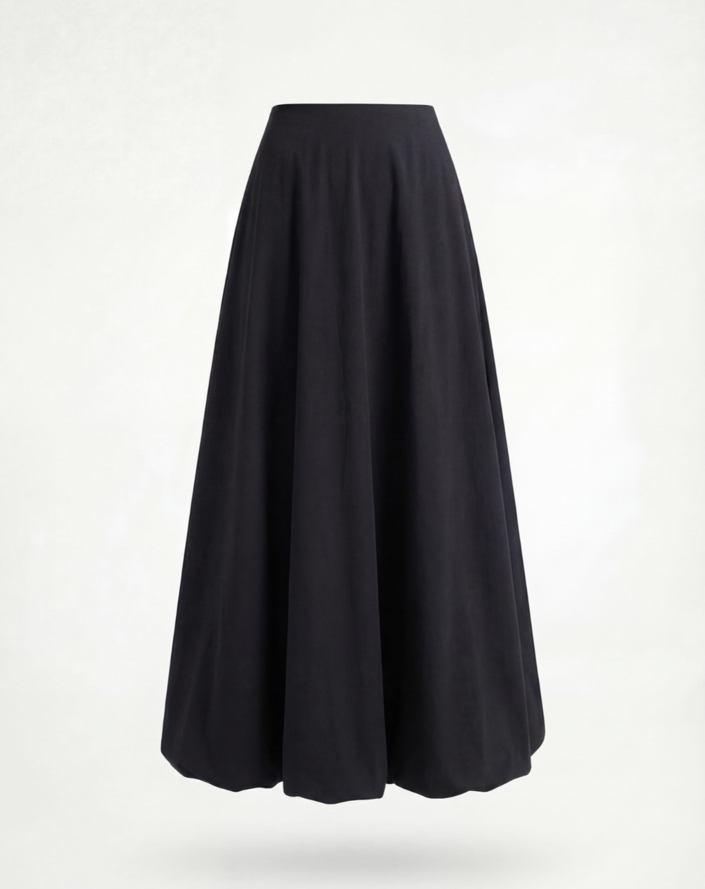 חצאית פופלין שחור