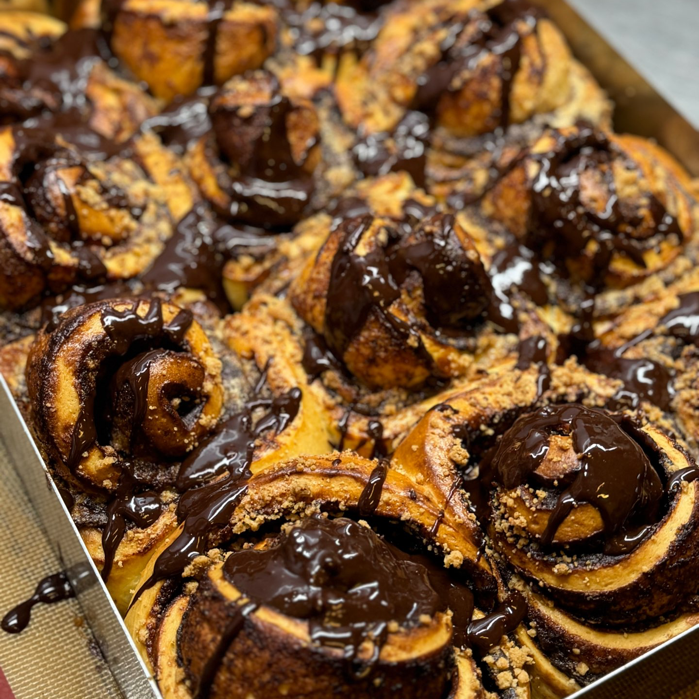 מגש בבקות שוקולד