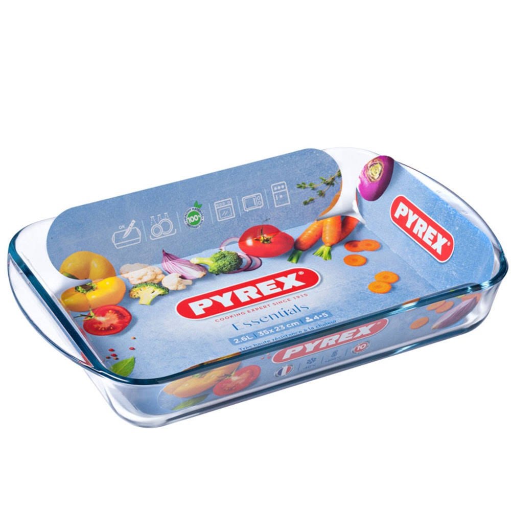 תבנית זכוכית מלבנית לאפייה