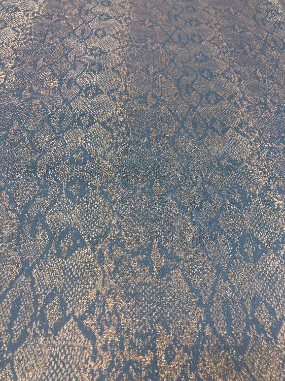 ז׳קארד דגם נחש צבע כחול