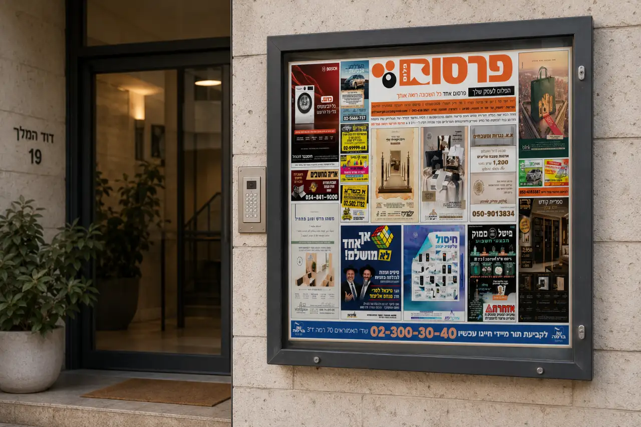 לוחות מודעות בבית שמש: הפתרון הממוקד לעסקים ברמה ד' ורמת אברהם