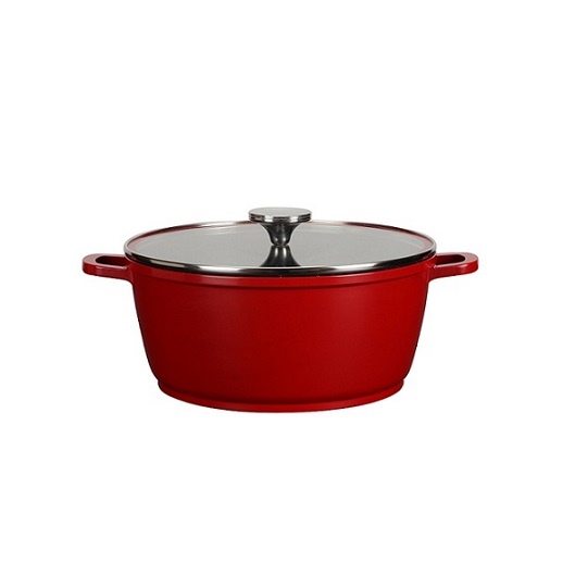 סיר 1.8 ליטר 8.5*18 ס"מ Nova אדום סולתם