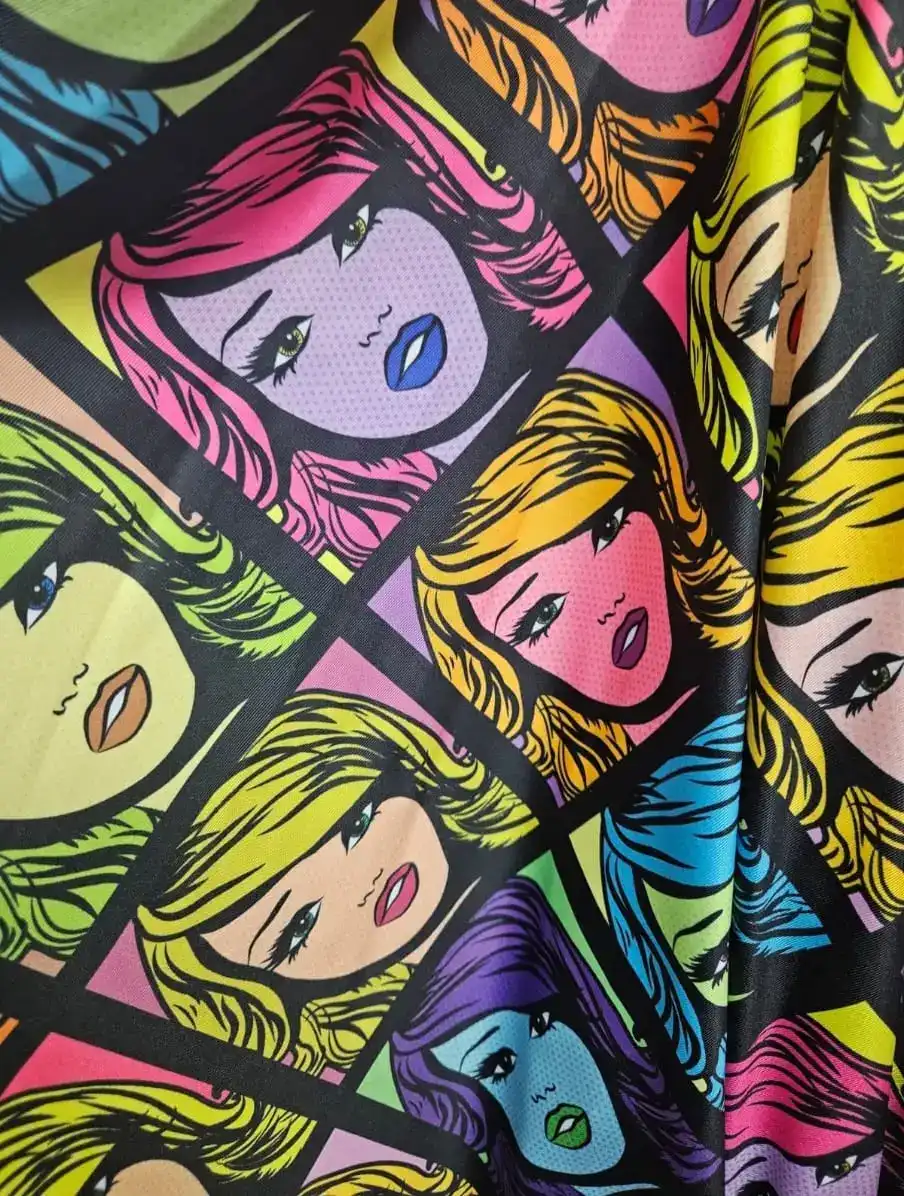 בד לייקרה מודפס