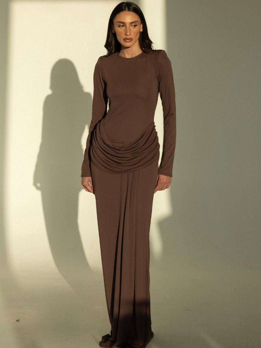 שמלת מונה חום