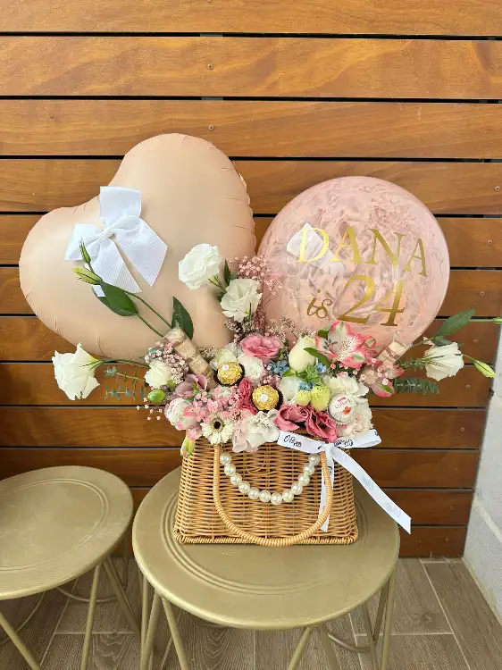 סלסלה פורחת 