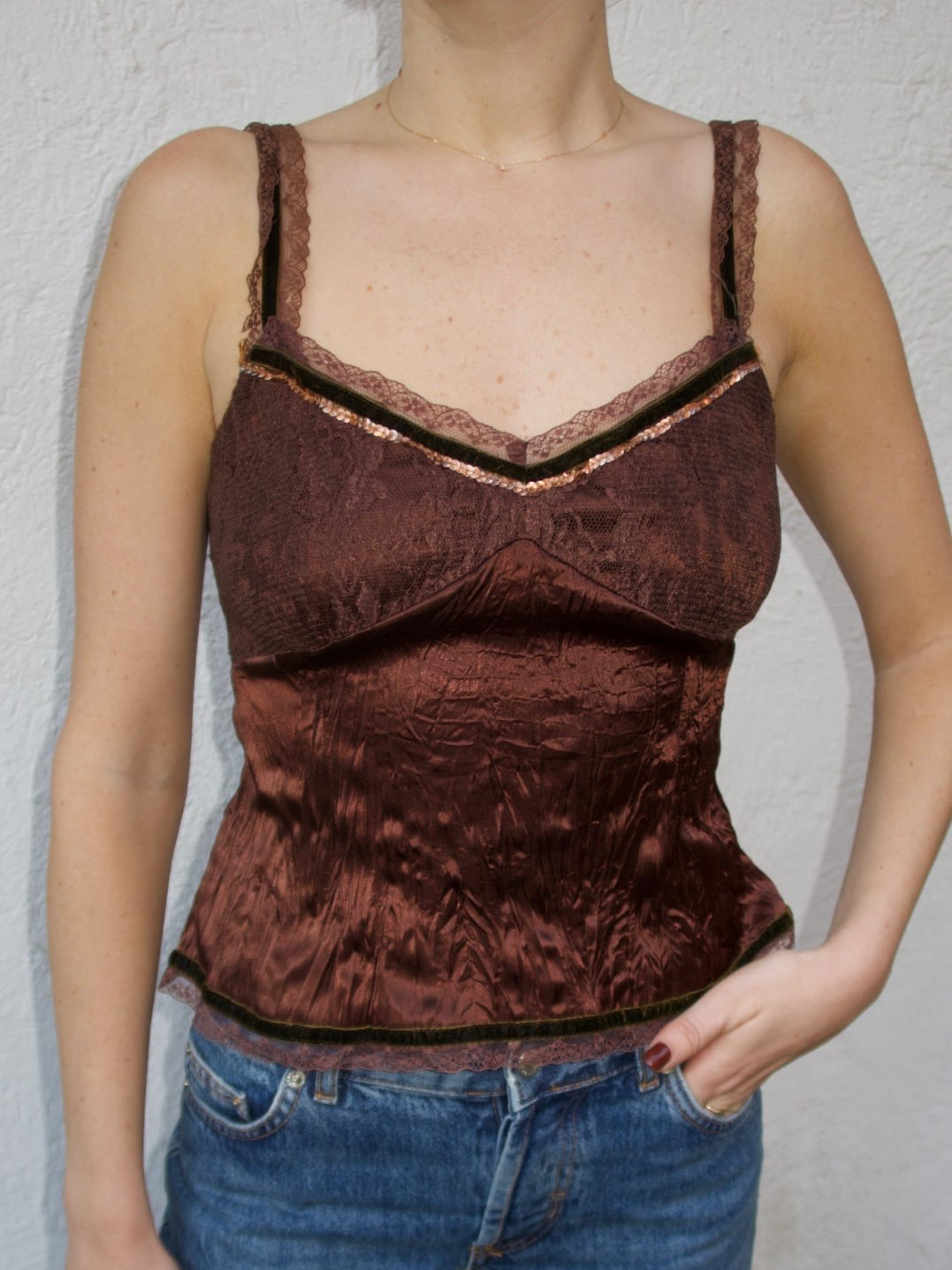 Vintage top in brown