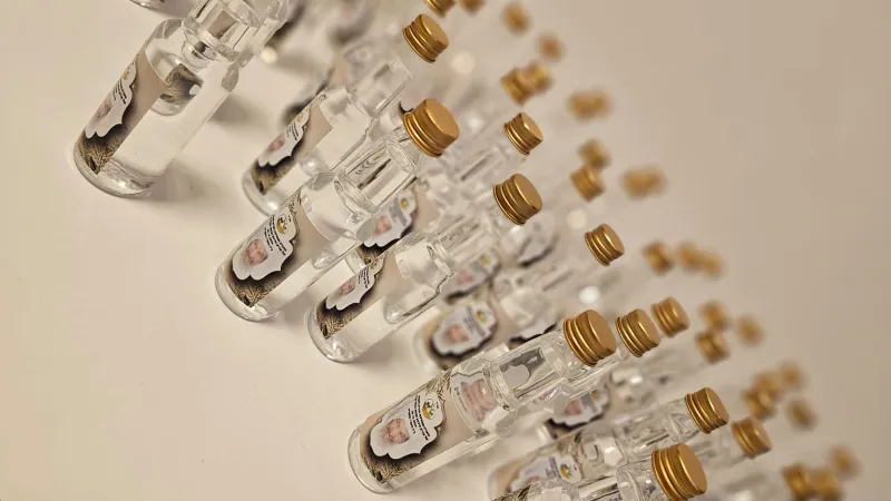 בקבוקוני ערק ממותגים