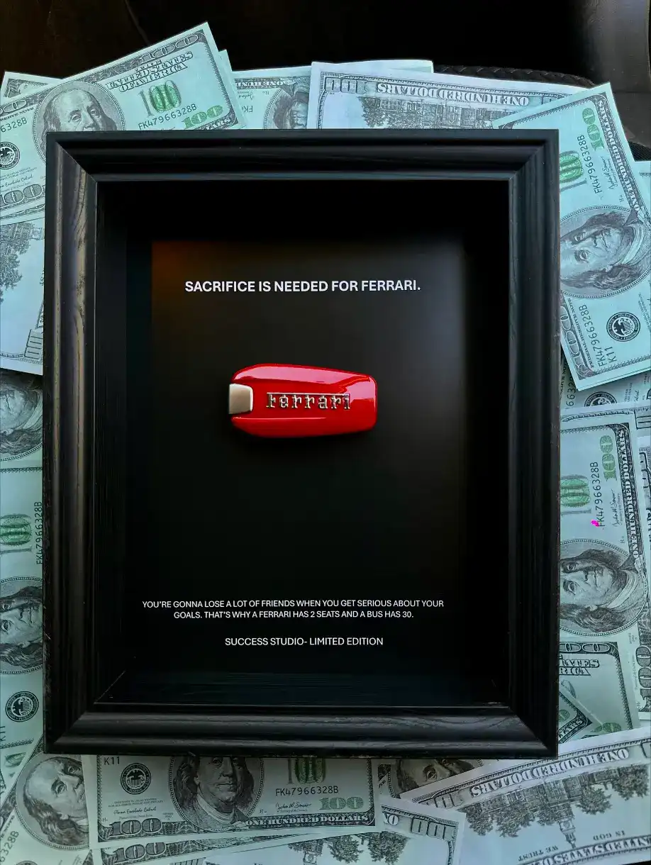 מסגרת “Ferrari Vision” – תשוקה. מהירות. מיינדסט של ווינר.