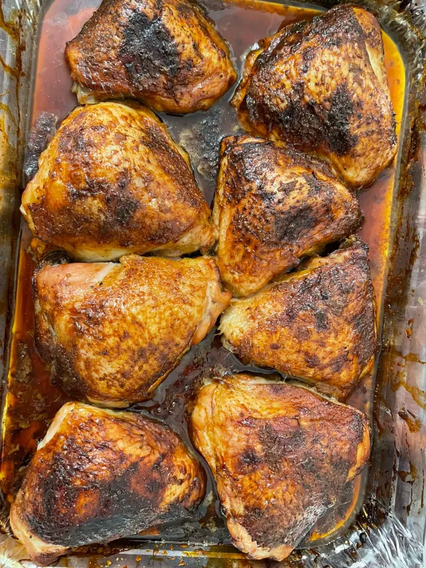 Maple glaze chicken thighs (6 pieces)