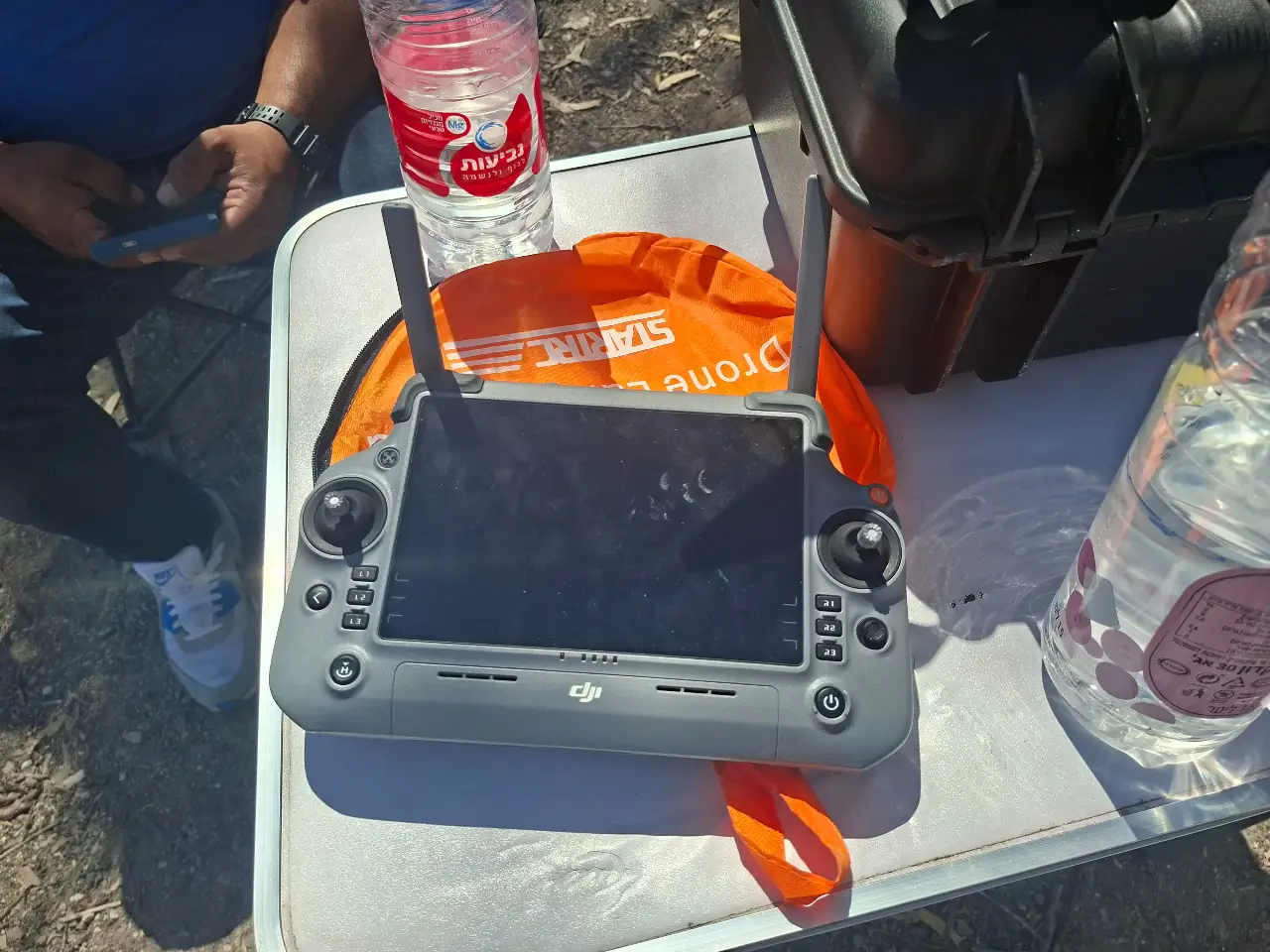 חניכת שטח שיעור שני תרגול טיסה בשיבוש gps