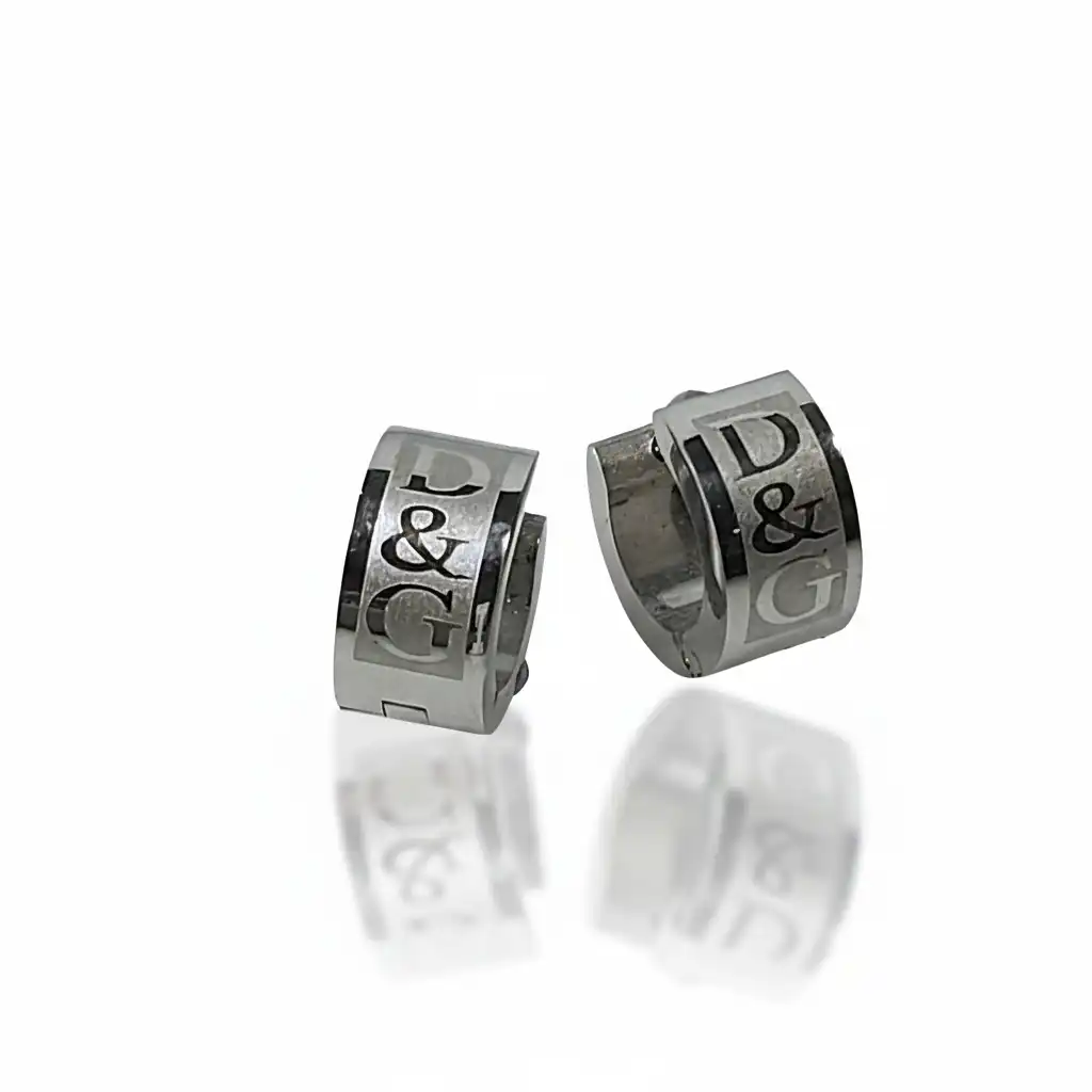 עגילים לגבר מתכת רפואי סטניסטיל