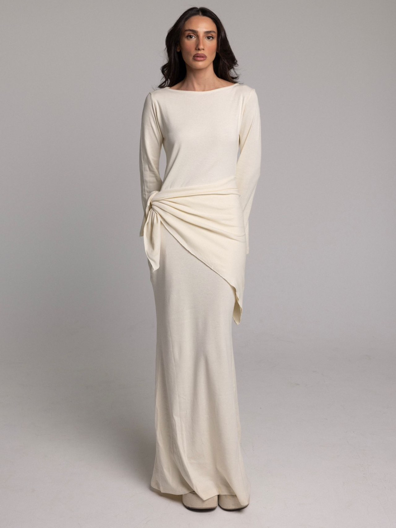 שמלת שילה חמאה