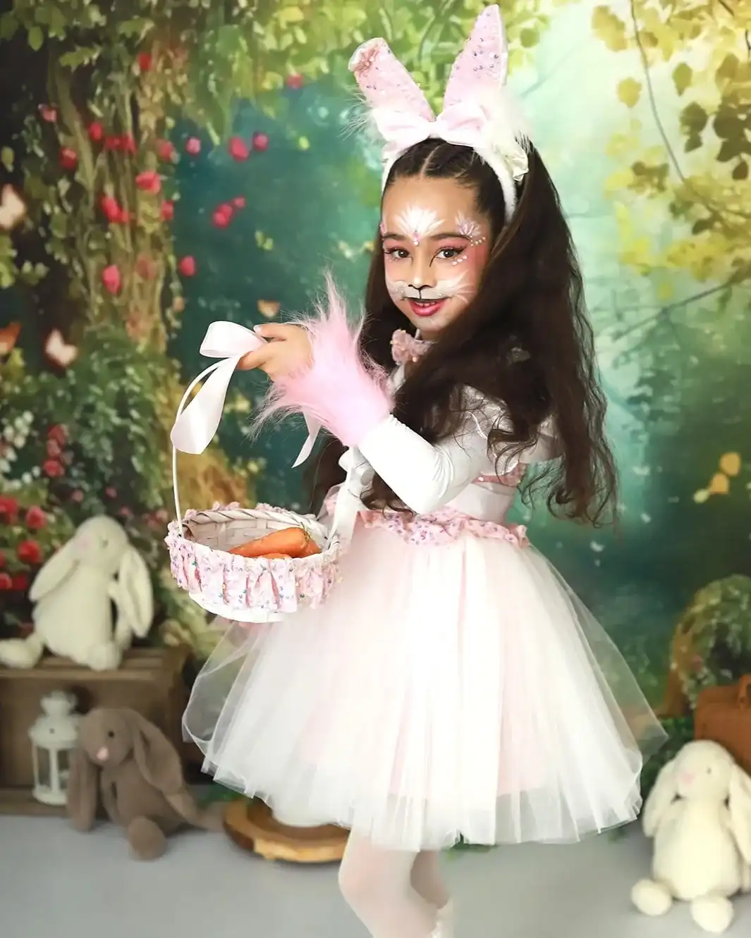 תחפושת מעוצבת לילדה - ארנבת