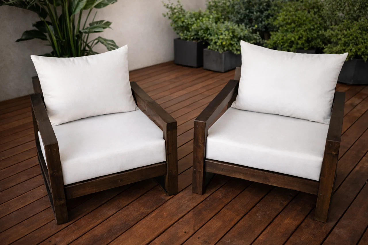 סט כורסאות יחיד מפנקות בשילוב ריפוד לבן