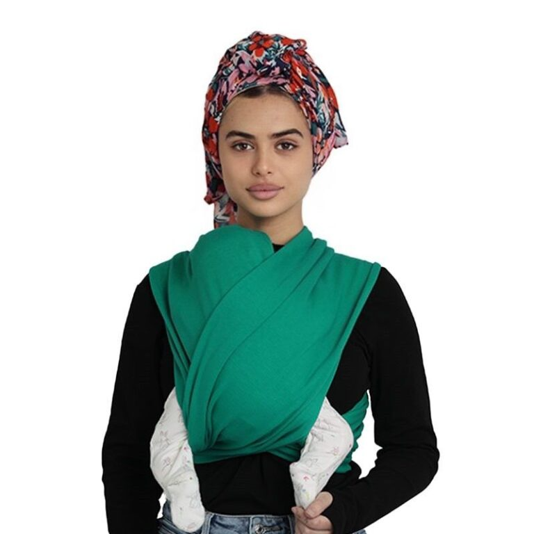 מנשא לתינוק בצבע ירוק טורקיז