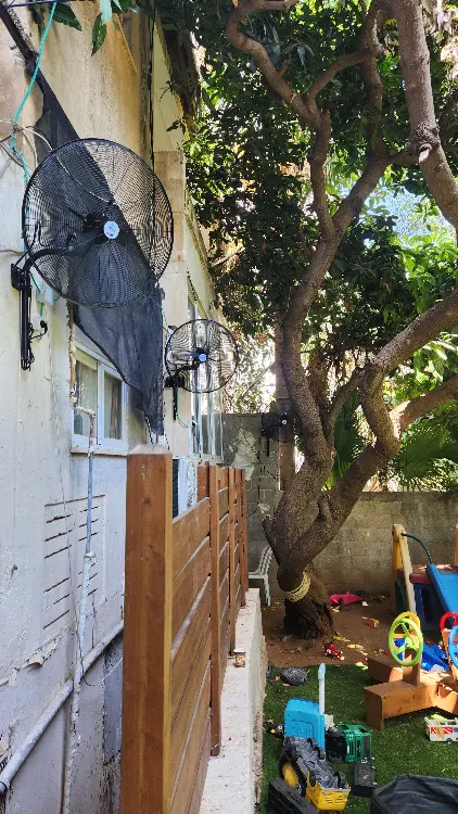 התקנת מאווררים ותנורי חימום   