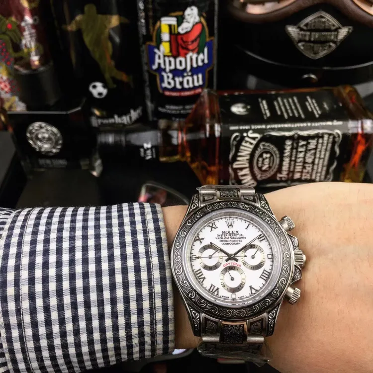 Rolex Engraved Vintage Daytona