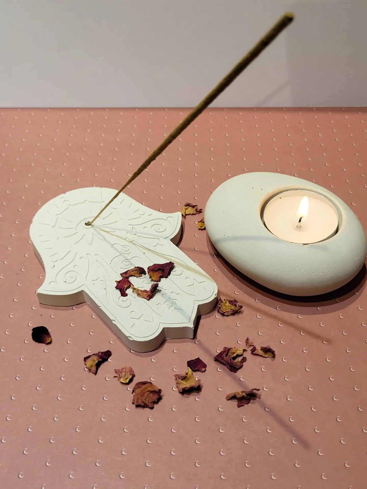 נרות טבעיים בגדלים שונים