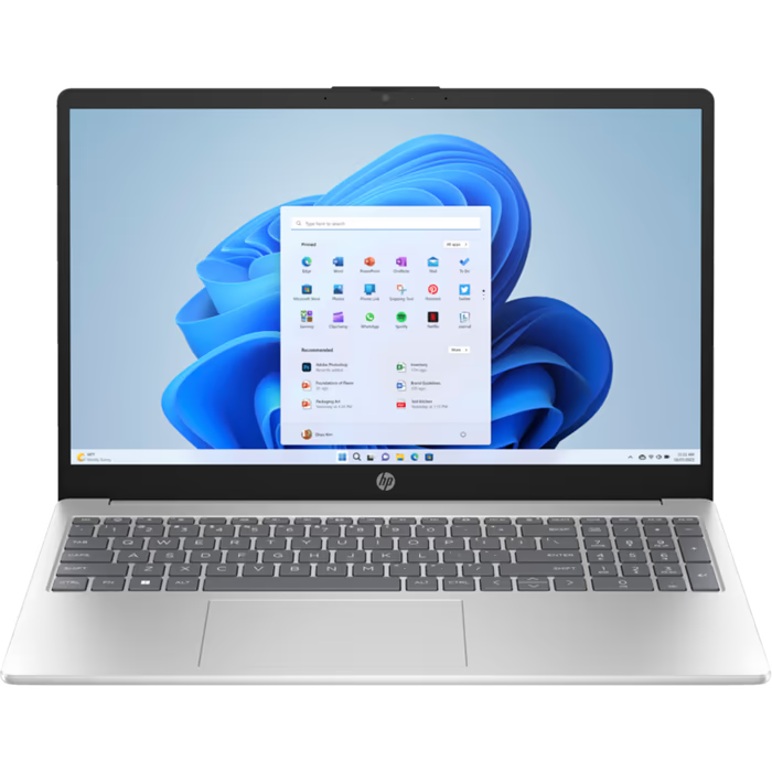 מחשב נייד HP Laptop 15-fd0016nj / 847F8EA - Core i7-1355U 512GB SSD 16GB RAM Windows 11 - צבע כסוף שלוש שנות אחריות ע"י היבואן הרשמי