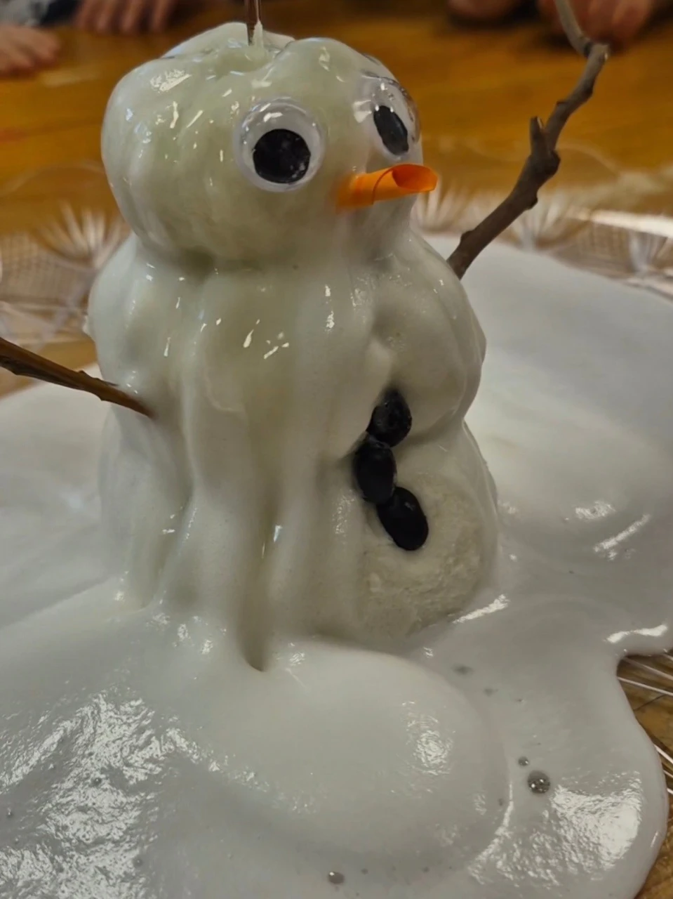 A Melting Snowman Science Experiment