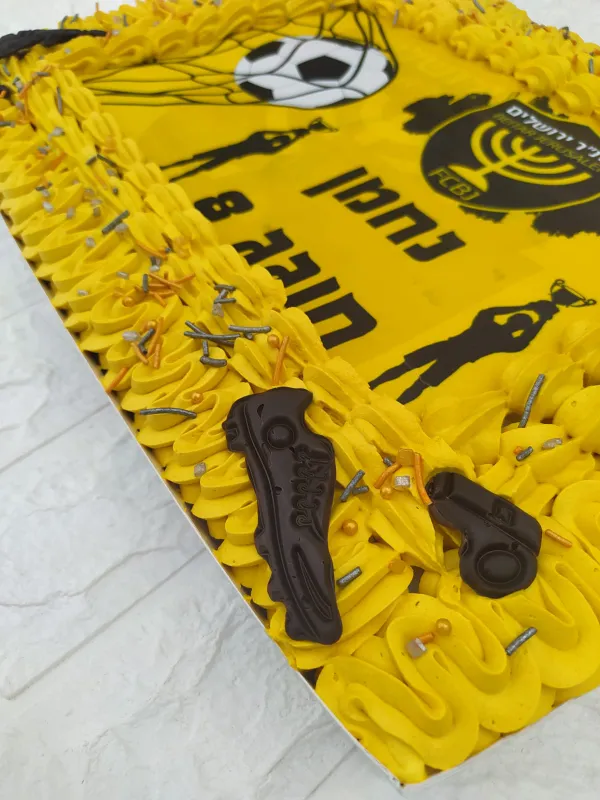 עוגת גן ענקית כדורגל⚽🏆